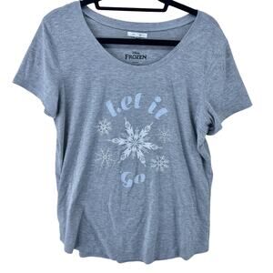 Maurices x Disney Frozen "Let it Go" graphic tee women's Large